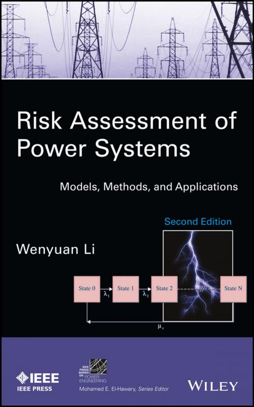 Cover of the book Risk Assessment of Power Systems by Wenyuan Li, Wiley