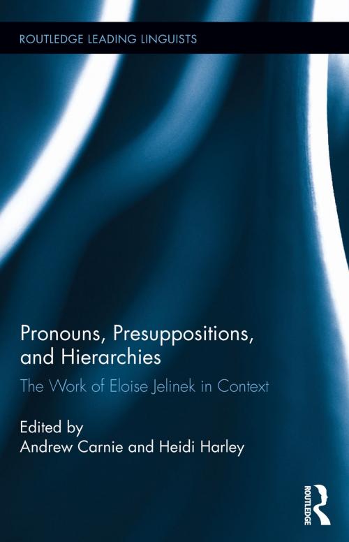 Cover of the book Pronouns, Presuppositions, and Hierarchies by , Taylor and Francis