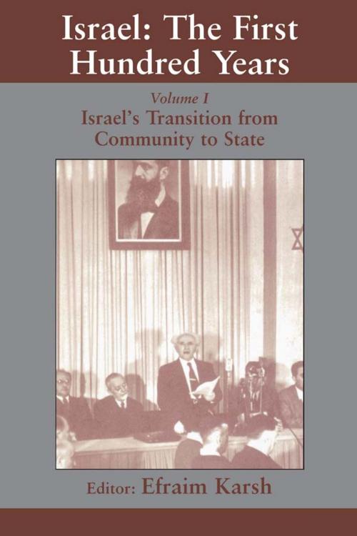 Cover of the book Israel: the First Hundred Years by , Taylor and Francis