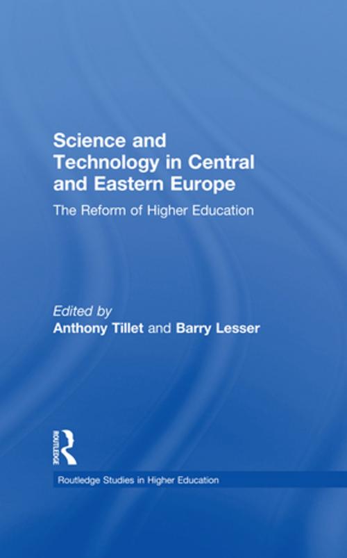 Cover of the book Science and Technology in Central and Eastern Europe by Anthony Tillet, Barry Lesser, Taylor and Francis