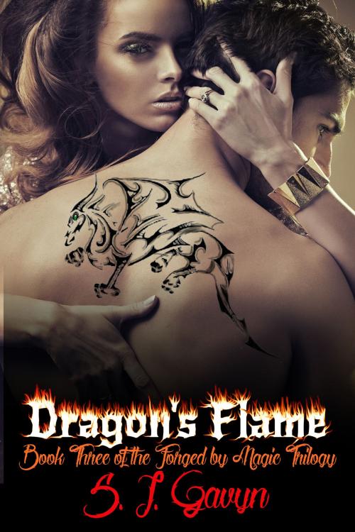 Cover of the book Dragon's Flame: Book Three of the Forged by Magic Trilogy by S. L. Gavyn, S. L. Gavyn