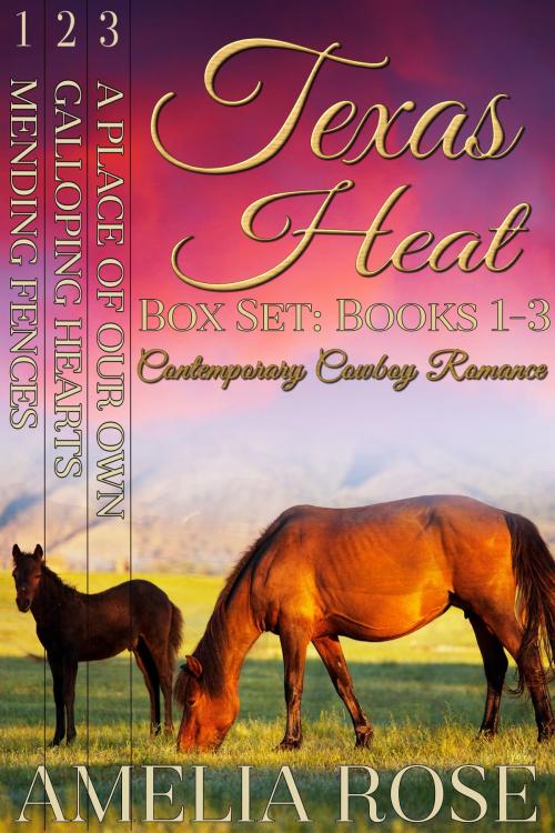 Cover of the book Texas Heat Box Set: Books 1-3 by Amelia Rose, Gold Crown