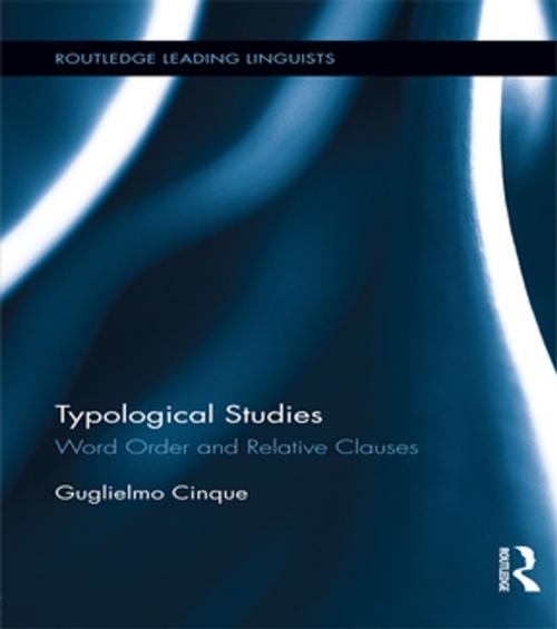 Cover of the book Typological Studies by Guglielmo Cinque, Taylor and Francis