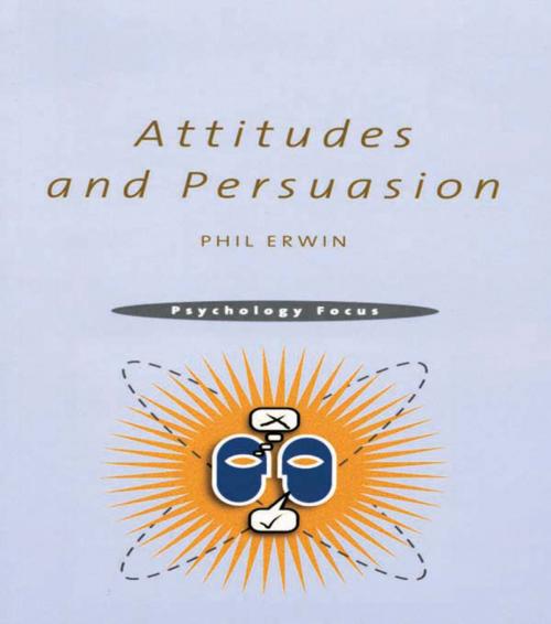 Cover of the book Attitudes and Persuasion by Philip Erwin, Taylor and Francis