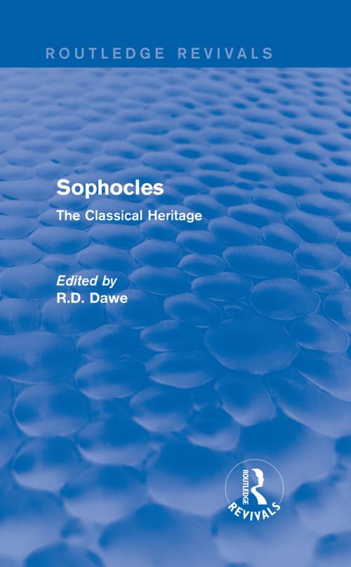 Cover of the book Sophocles (Routledge Revivals) by Roger Dawe, Taylor and Francis
