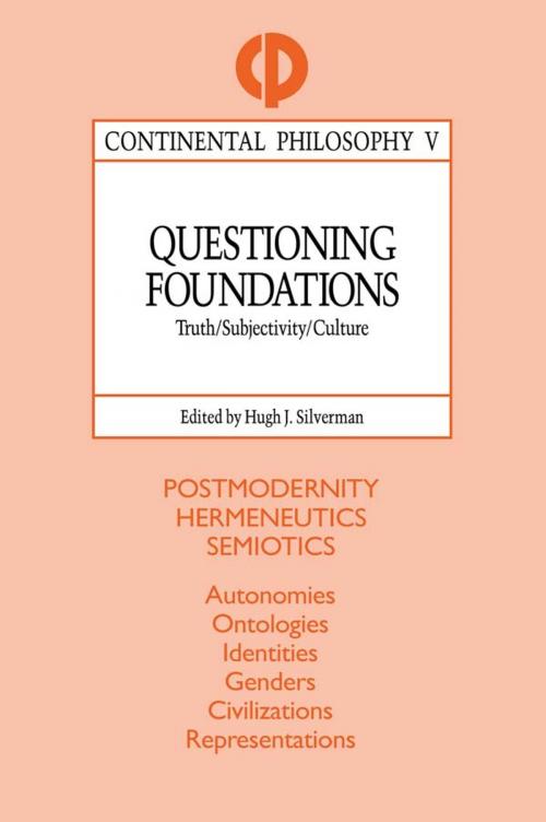 Cover of the book Questioning Foundations by , Taylor and Francis