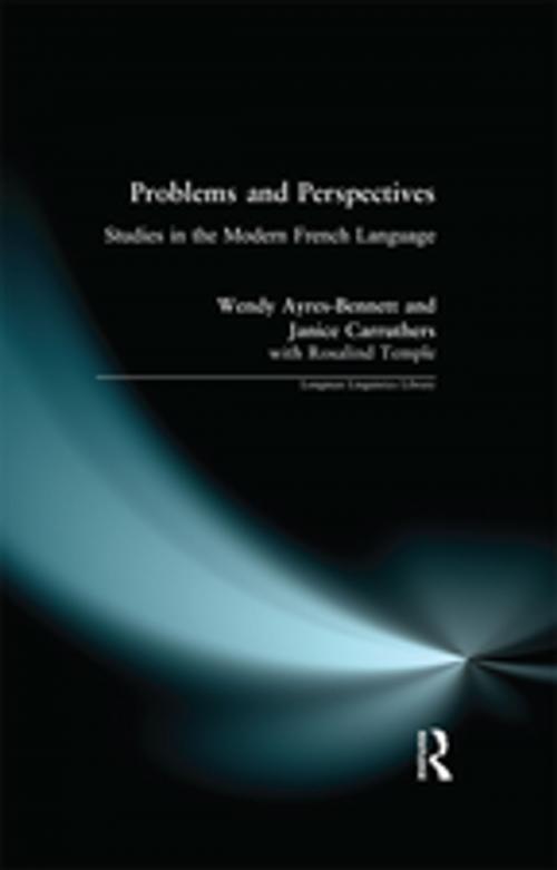 Cover of the book Problems and Perspectives by Wendy Ayres-Bennett, Janice Carruthers, Rosalind Temple, Taylor and Francis