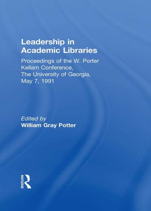 Cover of the book Leadership in Academic Libraries by William G Potter, Taylor and Francis