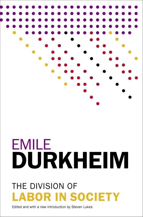 Cover of the book The Division of Labor in Society by Emile Durkheim, Free Press