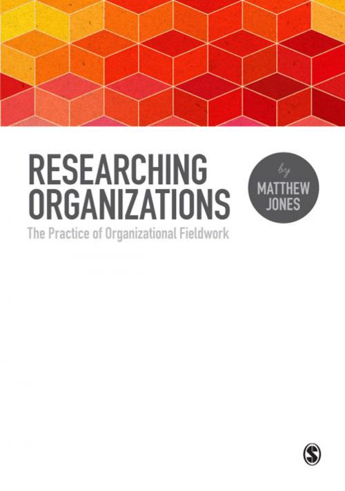 Cover of the book Researching Organizations by Matthew Jones, SAGE Publications