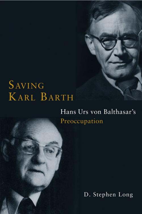 Cover of the book Saving Karl Barth by D. Stephen Long, Fortress Press