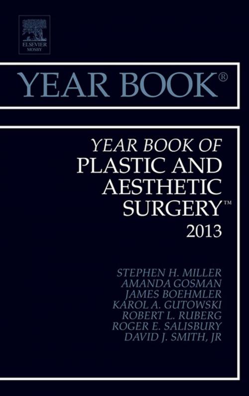 Cover of the book Year Book of Plastic and Aesthetic Surgery 2013, by Stephen H. Miller, Elsevier Health Sciences
