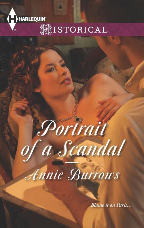 Cover of the book Portrait of a Scandal by Annie Burrows, Harlequin