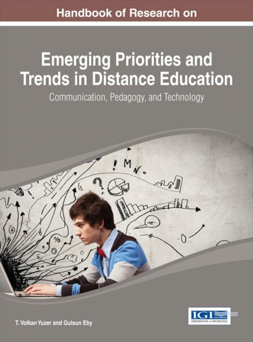 Cover of the book Handbook of Research on Emerging Priorities and Trends in Distance Education by , IGI Global