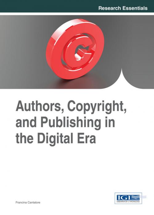 Cover of the book Authors, Copyright, and Publishing in the Digital Era by Francina Cantatore, IGI Global