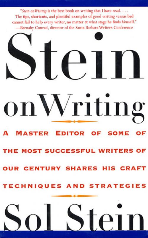 Cover of the book Stein On Writing by Sol Stein, St. Martin's Press