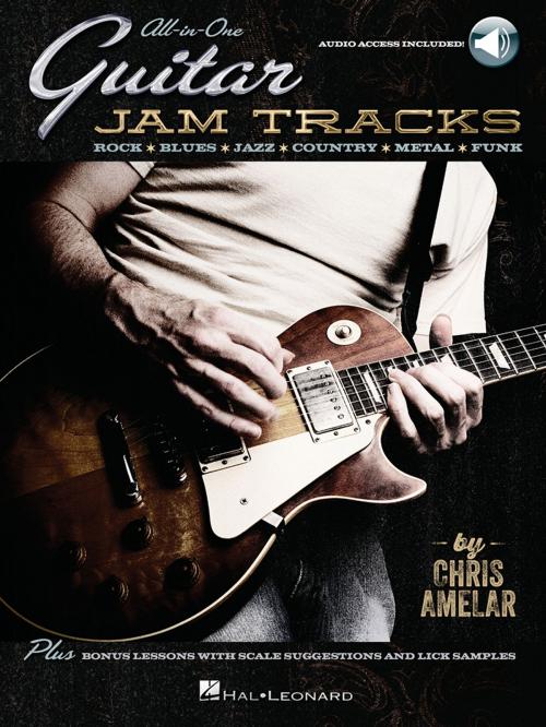 Cover of the book All-in-One Guitar Jam Tracks (Includes Audio) by Chris Amelar, Hal Leonard