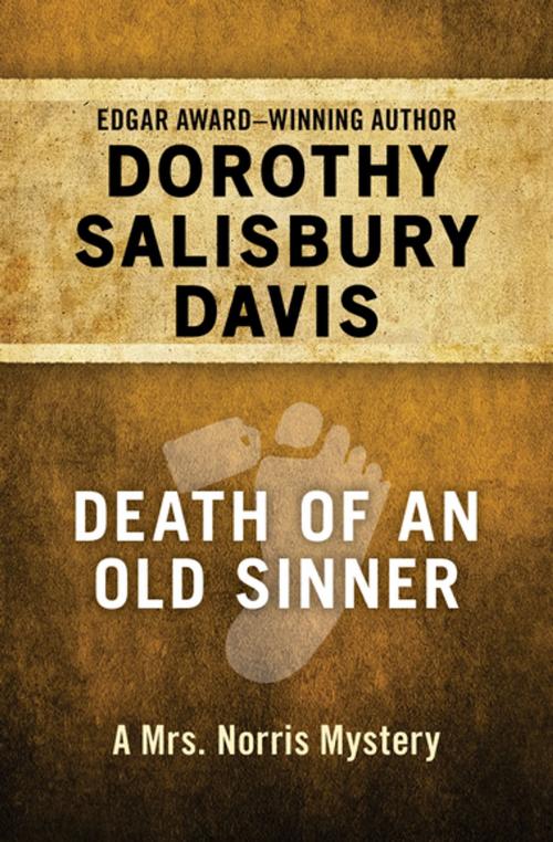 Cover of the book Death of an Old Sinner by Dorothy Salisbury Davis, Open Road Media