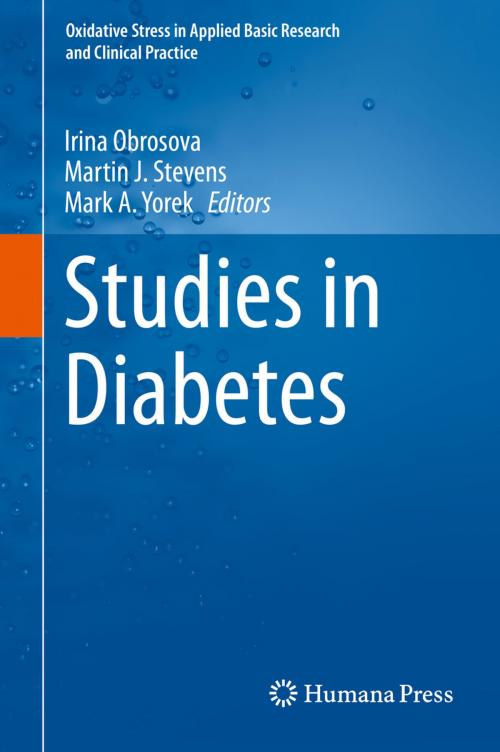 Cover of the book Studies in Diabetes by , Springer New York