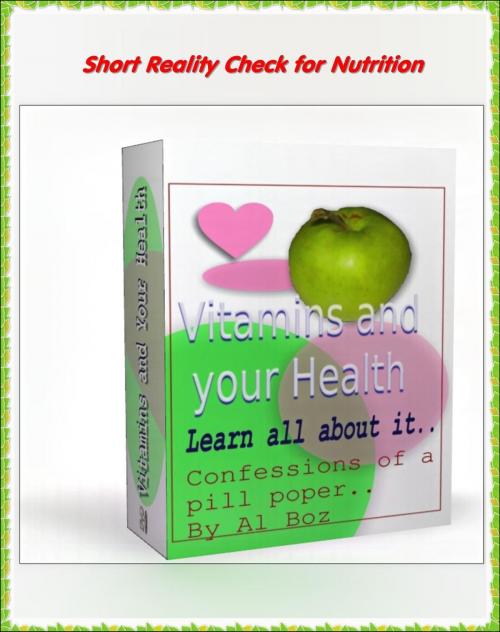 Cover of the book Vitamins and You, every Profession has it's Vitamin by celal boz, celal boz