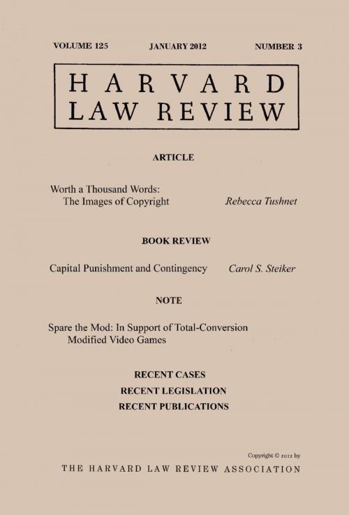 Cover of the book Harvard Law Review: Volume 125, Number 3 - January 2012 by Harvard Law Review, Quid Pro, LLC