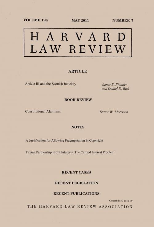 Cover of the book Harvard Law Review: Volume 124, Number 7 - May 2011 by Harvard Law Review, Quid Pro, LLC