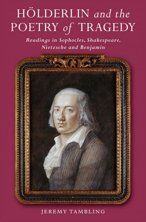 Cover of the book Hölderlin and the Poetry of Tragedy by Jeremy Tambling, Sussex Academic Press