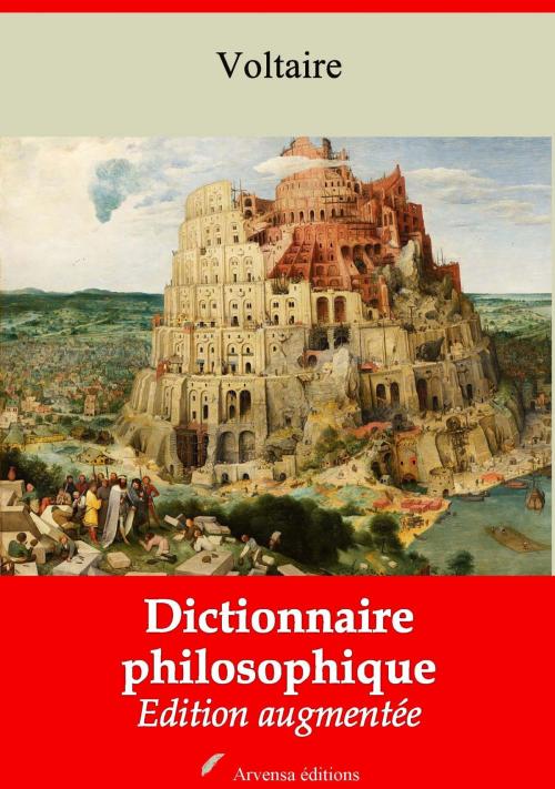 Cover of the book Dictionnaire philosophique by Voltaire, Arvensa Editions