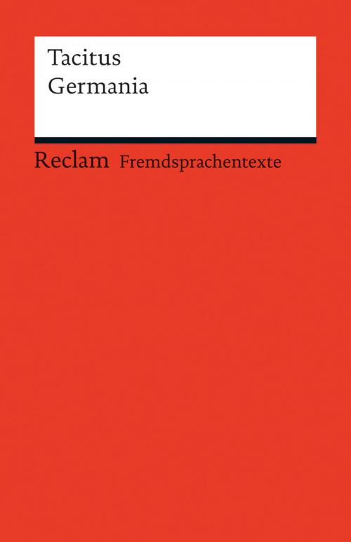 Cover of the book Germania by Tacitus, Reclam Verlag