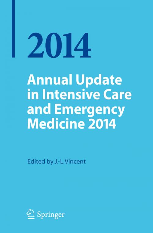 Cover of the book Annual Update in Intensive Care and Emergency Medicine 2014 by , Springer International Publishing