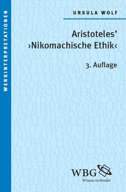 Cover of the book Aristoteles "Nikomachische Ethik" by Ursula Wolf, wbg Academic