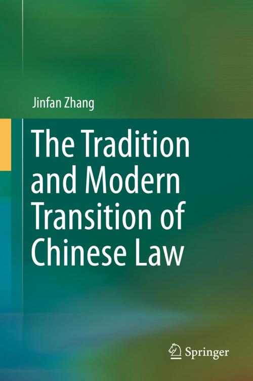 Cover of the book The Tradition and Modern Transition of Chinese Law by Jinfan Zhang, Springer Berlin Heidelberg