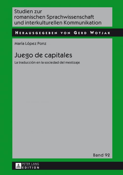 Cover of the book Juego de capitales by María López Ponz, Peter Lang