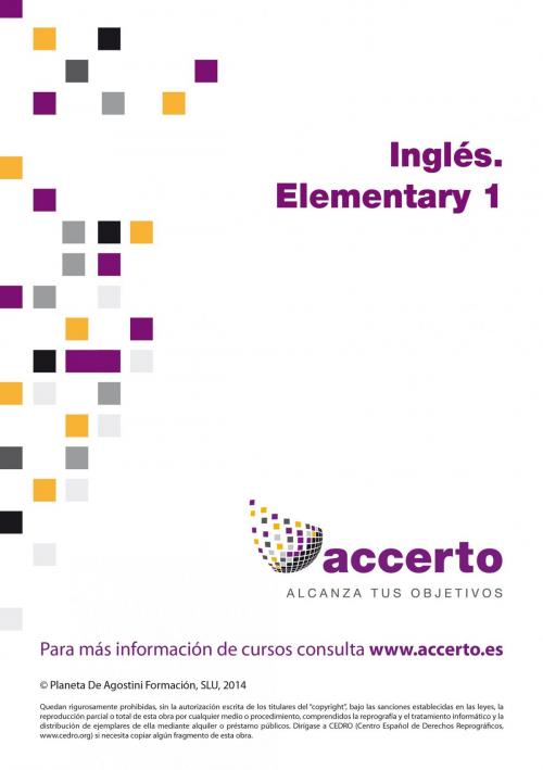 Cover of the book Inglés. Elementary 1 by Accerto, Grupo Planeta