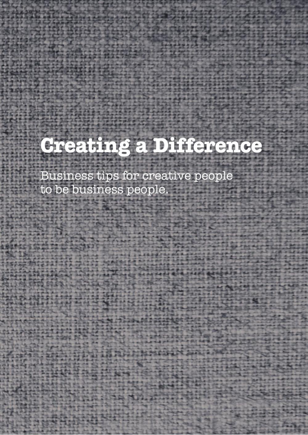 Big bigCover of Creating a Difference