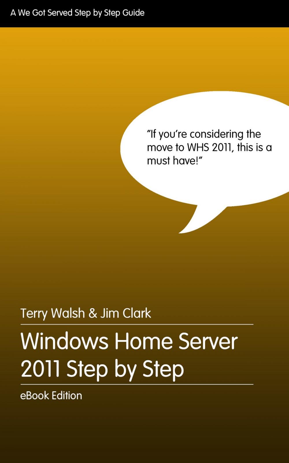 Big bigCover of Windows Home Server 2011 Step by Step