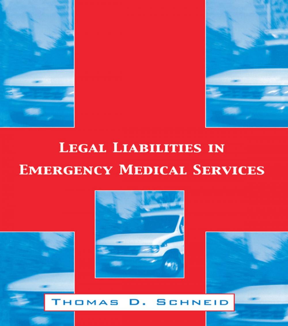 Big bigCover of Legal Liabilities in Emergency Medical Services