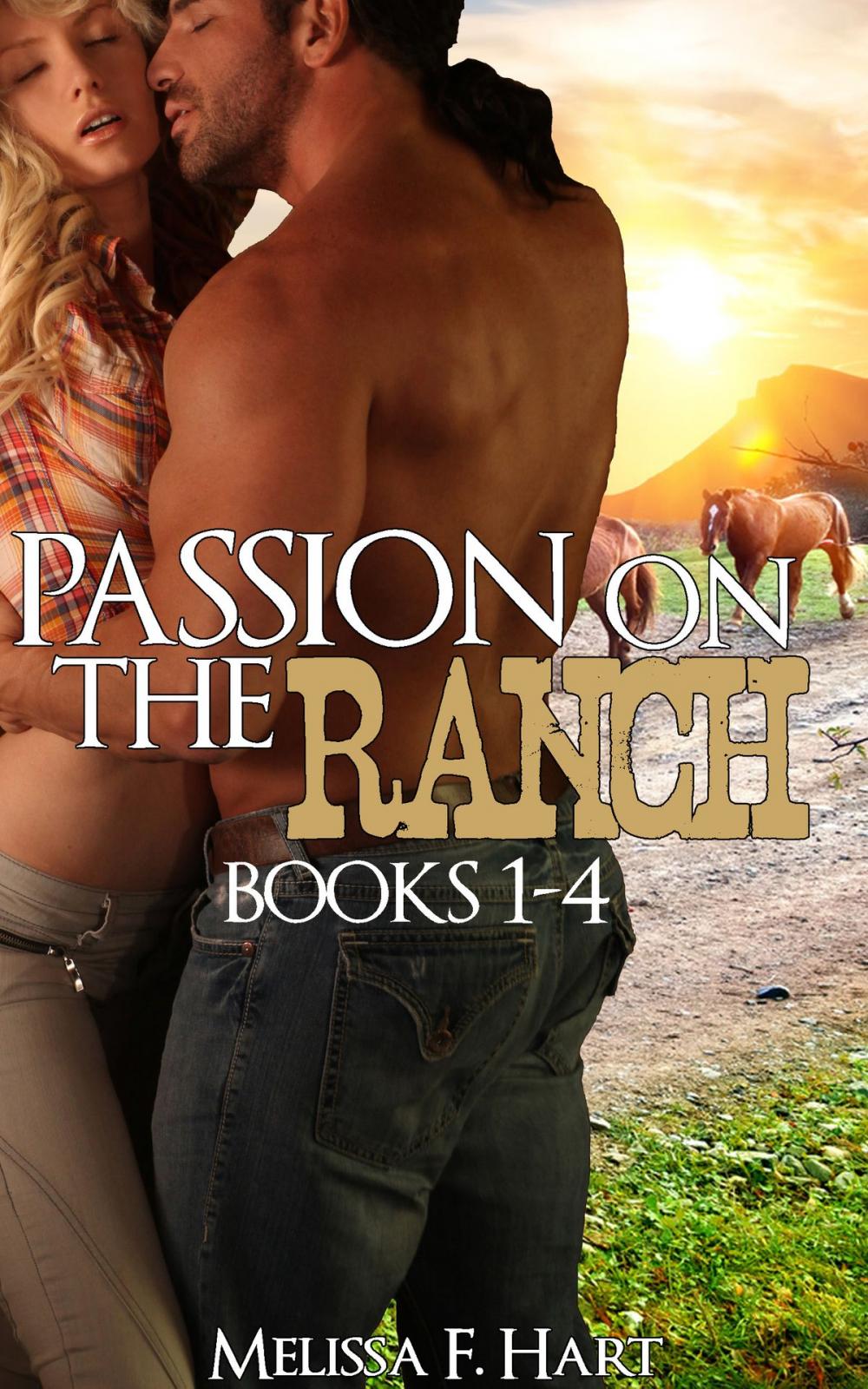 Big bigCover of Passion on the Ranch: Books 1-4 (4-Book Bundle) (Erotic Romance - Western Romance)