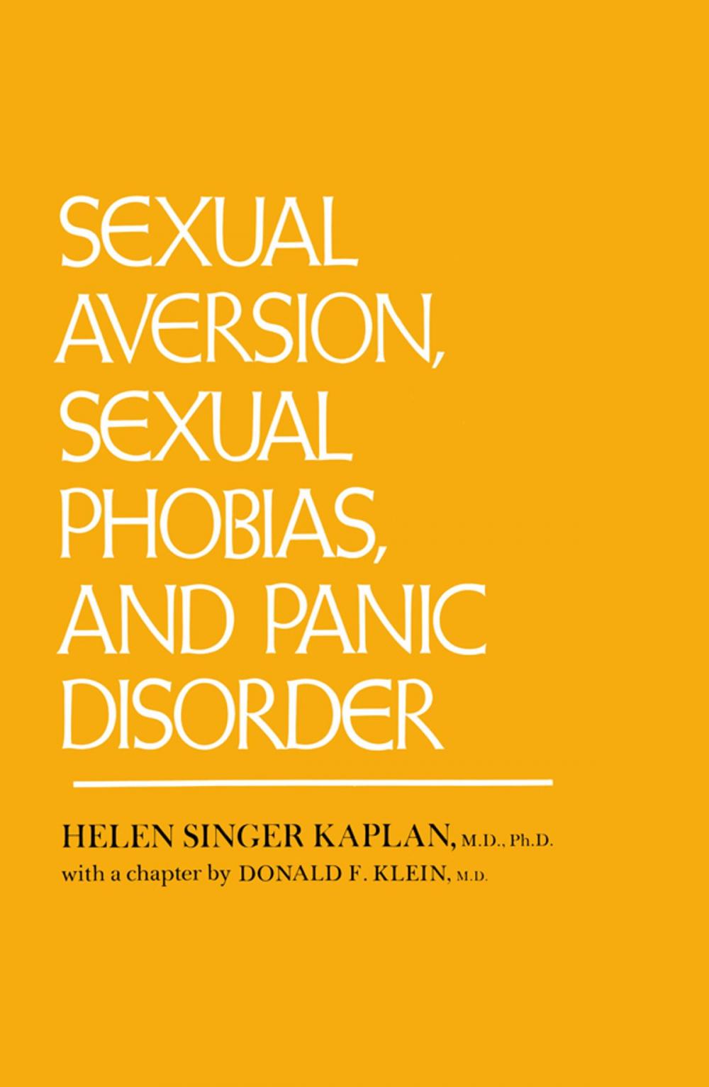 Big bigCover of Sexual Aversion, Sexual Phobias and Panic Disorder
