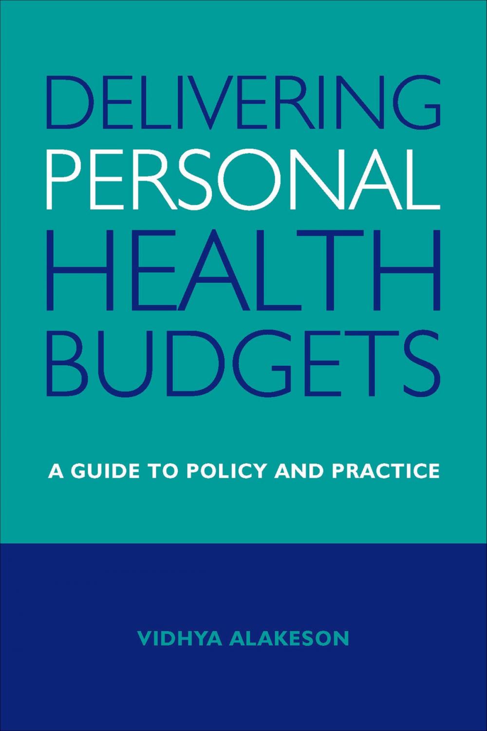 Big bigCover of Delivering personal health budgets