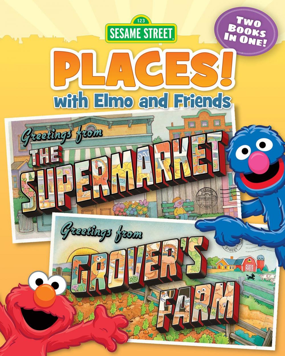 Big bigCover of Sesame Street Places! The Supermarket and Grover's Farm (Sesame Street Series)