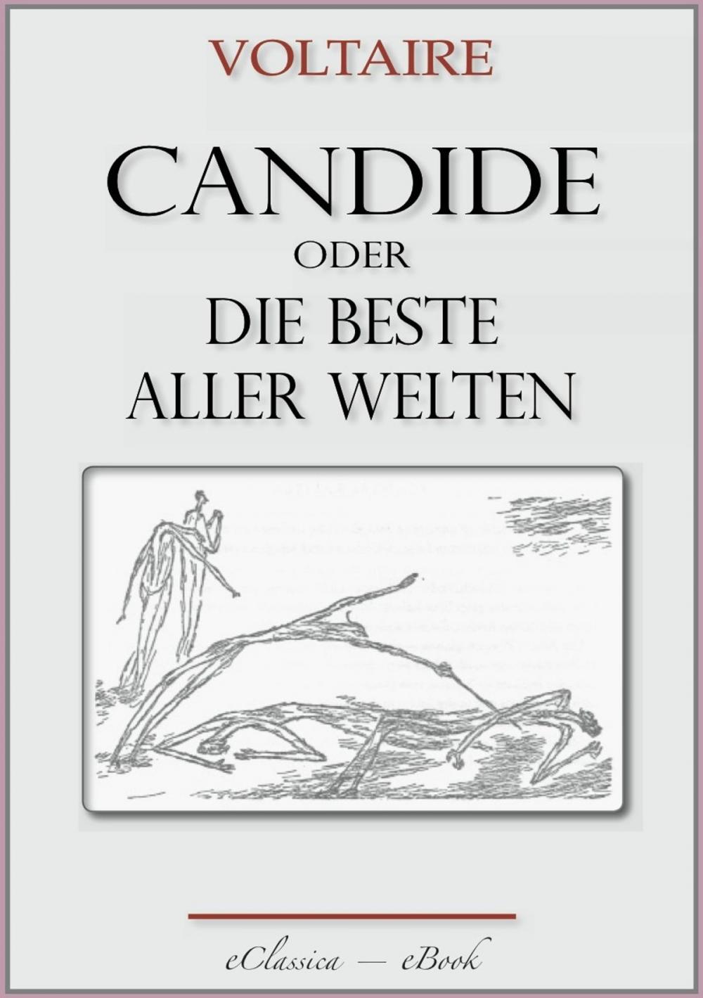 Big bigCover of Voltaire: Candide oder Die beste aller Welten. Mit 26 Federzeichnungen von Paul Klee