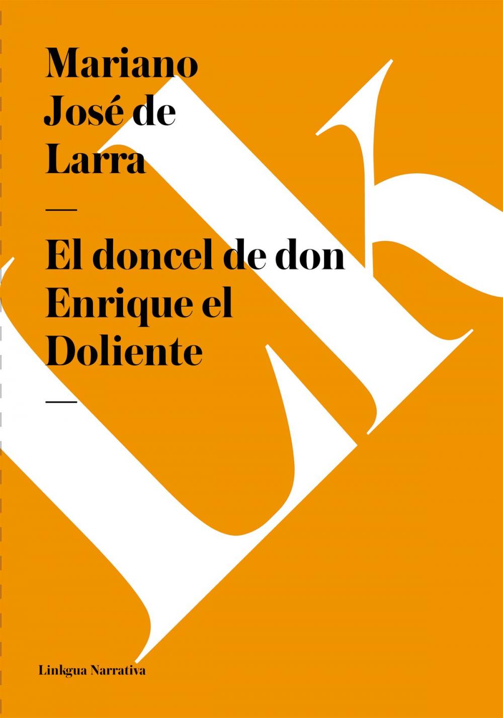 Big bigCover of doncel de don Enrique el Doliente