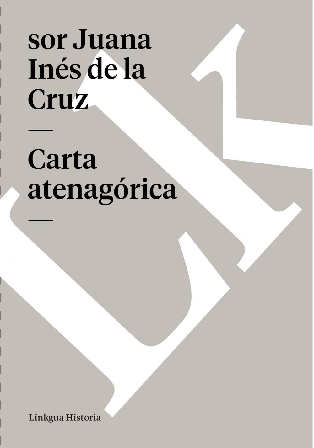 Big bigCover of Carta atenagórica