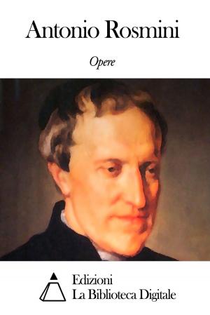 Book cover of Opere di Antonio Rosmini