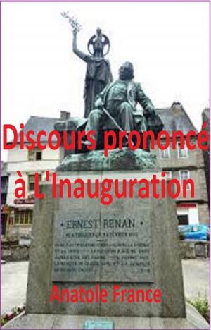 Cover of the book DISCOUR PRONONCE A L'INAUGURATION by RENÉE VIVIEN