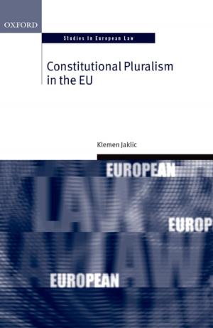 Book cover of Constitutional Pluralism in the EU