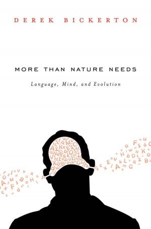 Book cover of More than Nature Needs