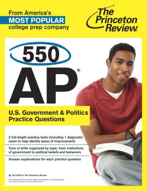Book cover of 550 AP U.S. Government & Politics Practice Questions