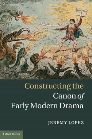 Cover of the book Constructing the Canon of Early Modern Drama by Waldemar Heckel